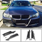 BMW 3 серия E90/E91 2005-2011 гг. Флапсы на передний бампер (для E90 2005-2008 M-Sport, Карбон) фото 1