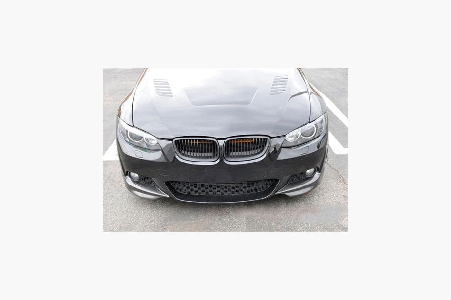 BMW 3 серия E92/E93 2006–2013 гг. Накладки на передний бампер Flap (для M-Sport 2006-2009, Карбон) Фото 4