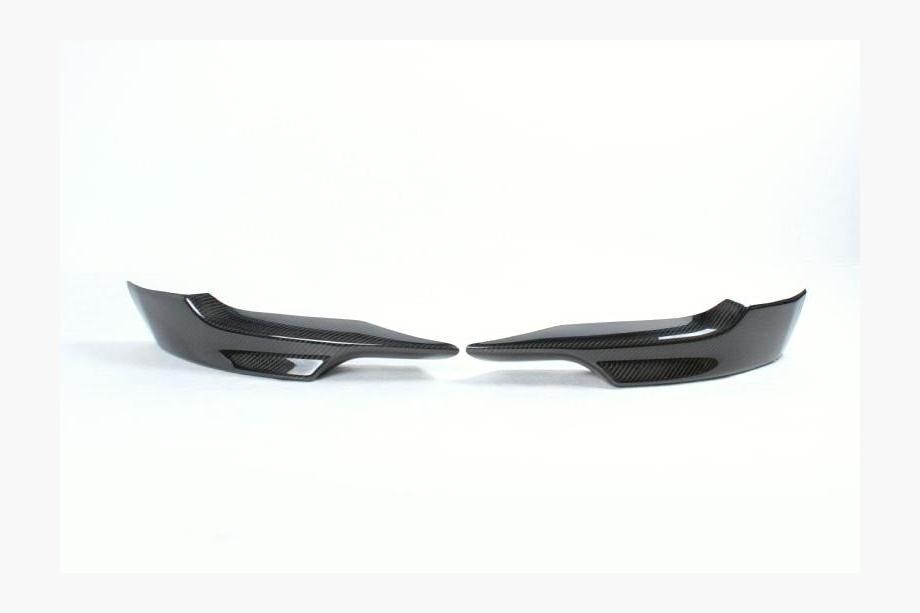 BMW 3 серия E92/E93 2006–2013 гг. Накладки на передний бампер Flap (для M-Sport 2006-2009, Карбон) Фото 6