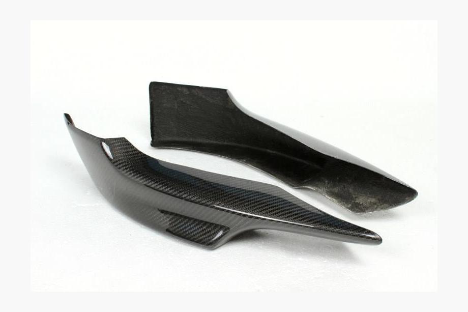 BMW 3 серия E92/E93 2006–2013 гг. Накладки на передний бампер Flap (для M-Sport 2006-2009, Карбон) Фото 10
