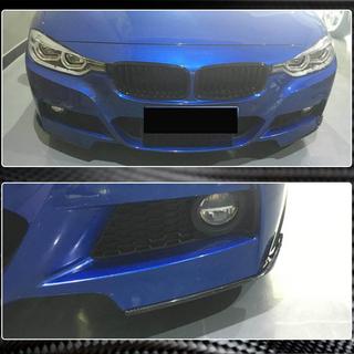 Накладки Flap на передний бампер (для F30 M-Sport, Карбон) BMW 3 серия F30/F31 2012-2019 гг. фото 4