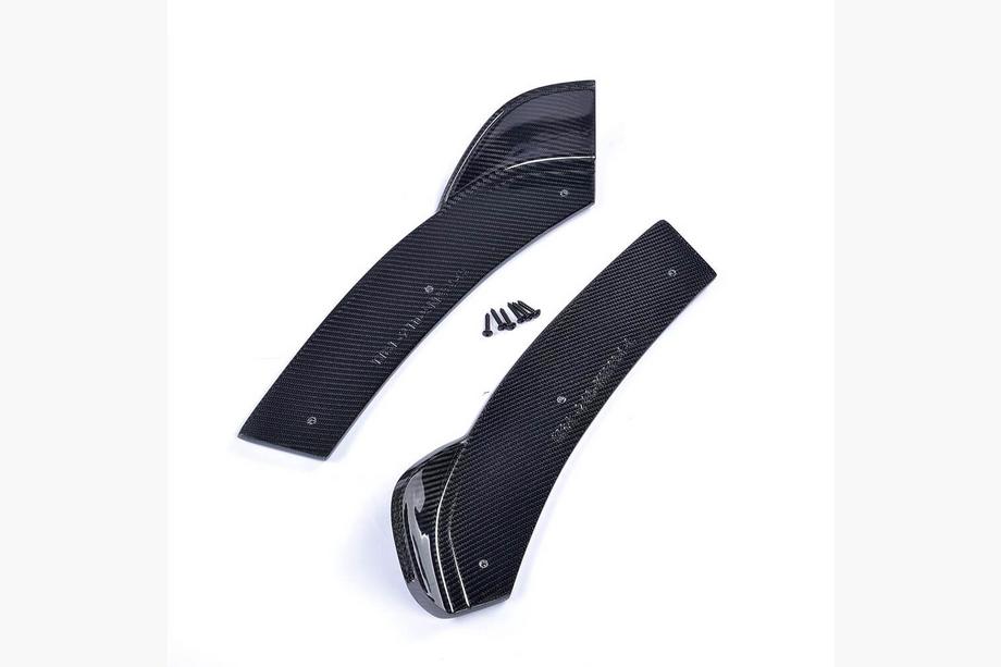 BMW 4 серия F32/F33/F36 2012-2020 гг. Накладки Flap на передний бампер (для M-Sport, Карбон) Фото 4