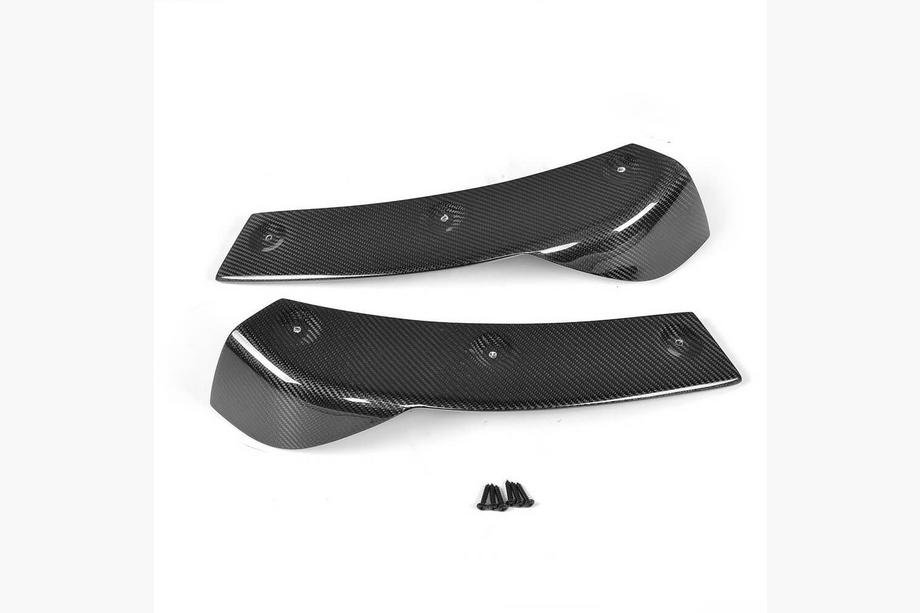 BMW 4 серия F32/F33/F36 2012-2020 гг. Накладки Flap на передний бампер (для M-Sport, Карбон) Фото 5