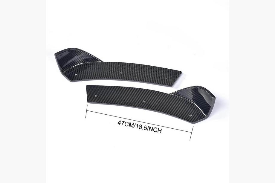 BMW 4 серия F32/F33/F36 2012-2020 гг. Накладки Flap на передний бампер (для M-Sport, Карбон) Фото 6
