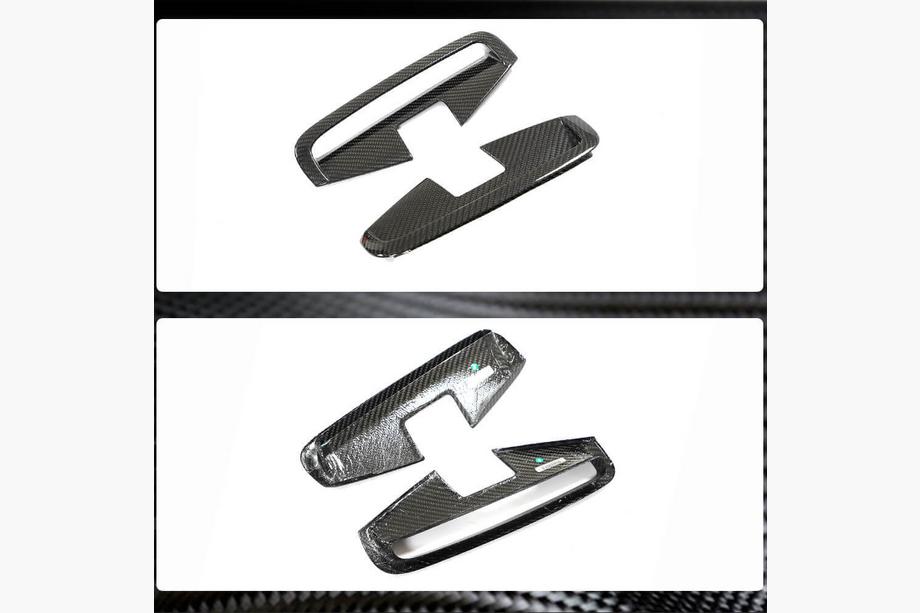 BMW 4 серия G22/23/26 2020- гг. Передняя губа бампера (для G22/G23 M-Sport, Карбон) Фото 4