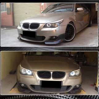 Накладки Flap на передний бампер (для M-Sport, Карбон) BMW 5 серия E60/E61 2003-2010 гг. фото 4