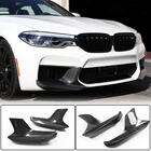 BMW 5 серия G30/G31 2017–2023 гг. Накладки Flap на передний бампер (для M5 F90 2017-2020, Карбон) фото 1