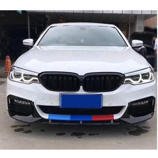 Накладки на передний бампер Flap V1 для M-Sport 2017-2020 Карбон BMW 5 серия G30/G31 2017–2023 гг. фото 2