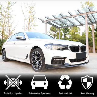 Накладки Flap V2 на передний бампер для M-Sport 2017-2020 Карбон BMW 5 серия G30/G31 2017–2023 гг. фото 3