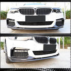BMW 5 серия G30/G31 2017–2023 гг. Флапсы на передний бампер Carbon V4 (для M-Sport 2017-2020) фото 4
