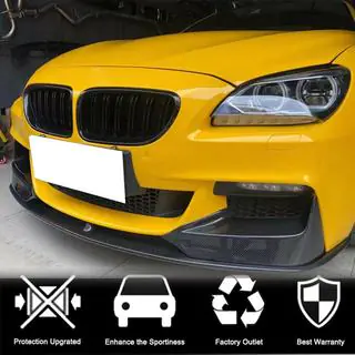 Передний бампер лип Flap V2 (для M-Sport, Карбон) фото 2