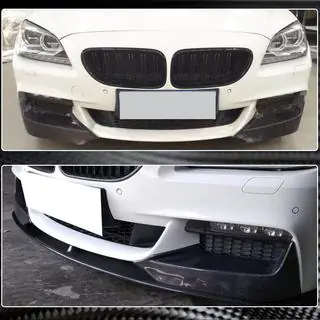 Передний бампер лип Flap V2 (для M-Sport, Карбон) фото 3