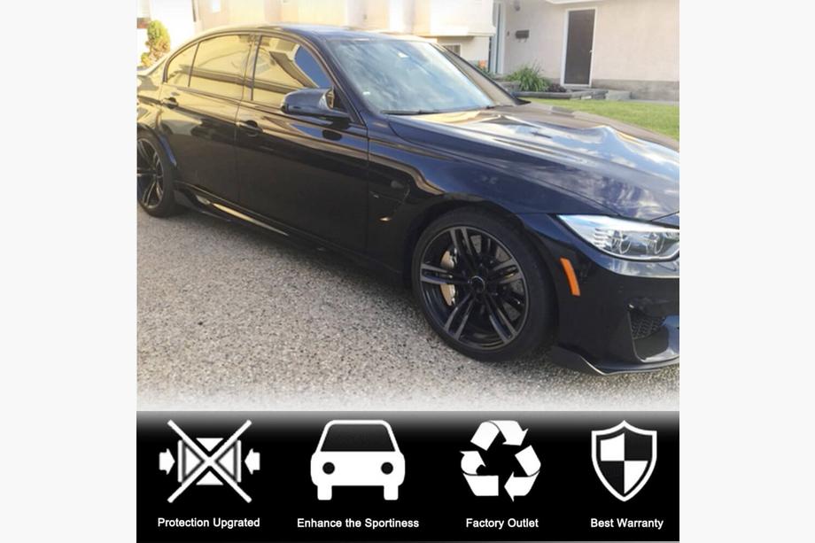 BMW 4 серия F32/F33/F36 2012-2020 гг. Передний бампер лип Flap V1 (для F82/F83, Карбон) Фото 3