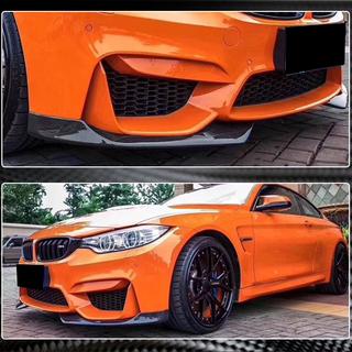 Передний бампер лип Flap V2 (для F82/F83, Карбон) BMW 4 серия F32/F33/F36 2012-2020 гг. фото 4