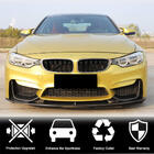 BMW 4 серия F32/F33/F36 2012-2020 гг. Передняя накладка на бампер Flap V4 (для F82/F83, Карбон) фото 8
