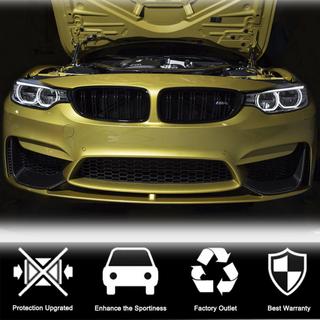 Передняя накладка на бампер Flap V4 (для F82/F83, Карбон) BMW 4 серия F32/F33/F36 2012-2020 гг. фото 3