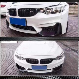 Передняя накладка на бампер Flap V4 (для F82/F83, Карбон) BMW 4 серия F32/F33/F36 2012-2020 гг. фото 4