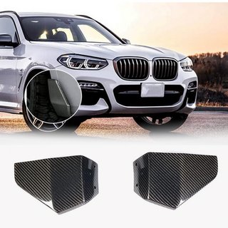 Флапсы на передний бампер (для оригинального M-Sport 2018-2021, Карбон) фото 1