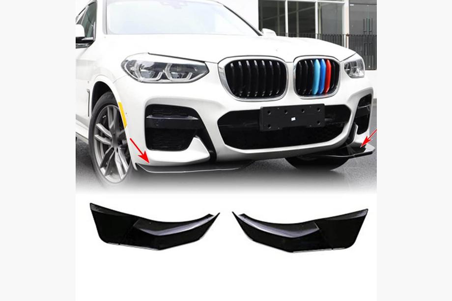 BMW X3 G01 2018- гг. Накладки на передний бампер Flap ABS V2 (для оригинального M-Sport 2018-2021) Image