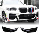 BMW X3 G01 2018- гг. Флапсы на передний бампер ABS V3 (для оригинального M-Sport 2018-2021) фото 2