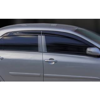 Ветровики на окна (4 шт., Sunplex Sport) Toyota Corolla 2007-2013 гг. фото 4