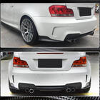 BMW 1 серия E81/E82/E87/E88 2004-2011 гг. Накладки Flap на задний бампер (для E82 1M, Карбон) фото 4