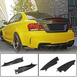 Накладки Flap на задний бампер (для E82 1M, Карбон) BMW 1 серия E81/E82/E87/E88 2004-2011 гг. фото 1