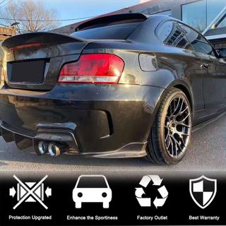 Накладки Flap на задний бампер (для E82 1M, Карбон) BMW 1 серия E81/E82/E87/E88 2004-2011 гг. фото 2