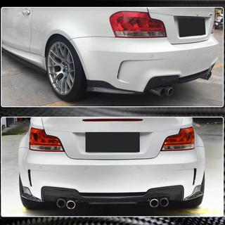 Накладки Flap на задний бампер (для E82 1M, Карбон) BMW 1 серия E81/E82/E87/E88 2004-2011 гг. фото 4