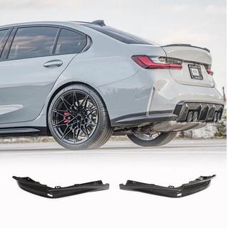Накладка на задний бампер Flap V3 (для G80, Карбон) BMW 3 серия G20/G21 2018- гг. фото 1