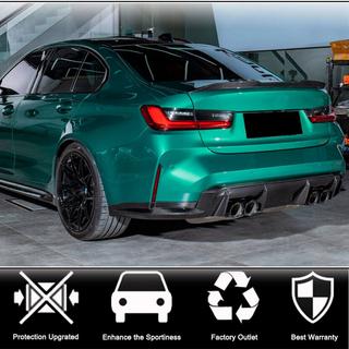 Накладка на задний бампер Flap V3 (для G80, Карбон) BMW 3 серия G20/G21 2018- гг. фото 2
