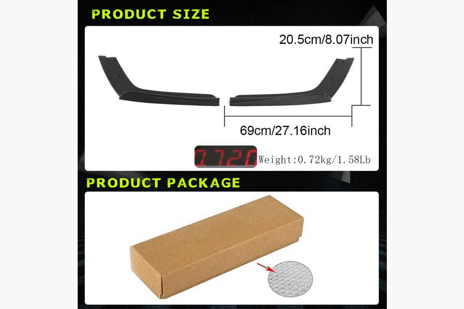 BMW 4 серия F32/F33/F36 2012-2020 гг. Накладки на задний бампер Flap V2 (для F82/F83, Карбон) Фото 4