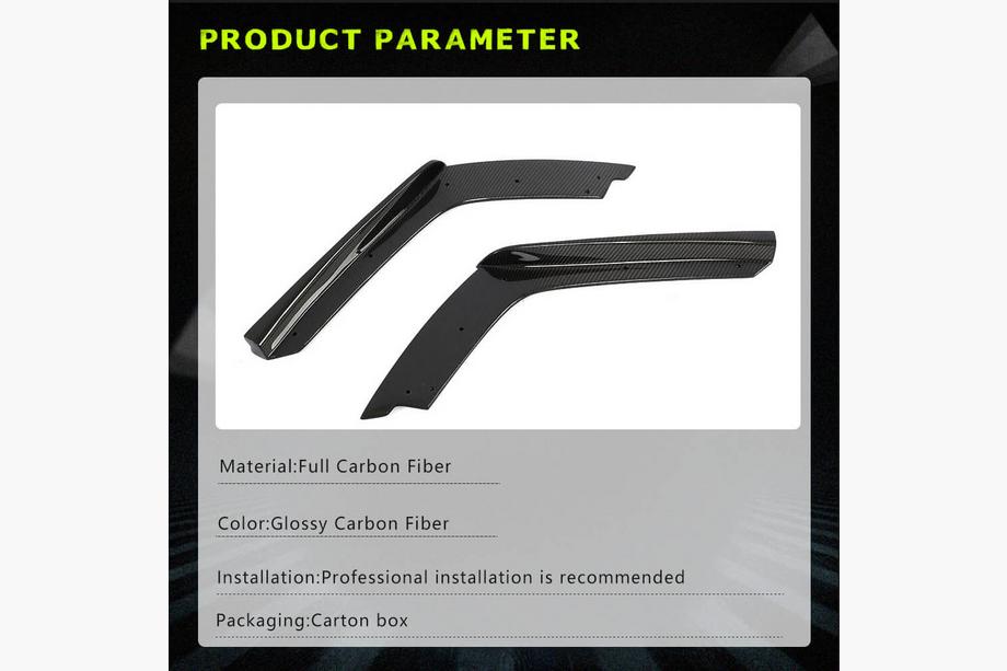 BMW 4 серия F32/F33/F36 2012-2020 гг. Накладки на задний бампер Flap V2 (для F82/F83, Карбон) Фото 5