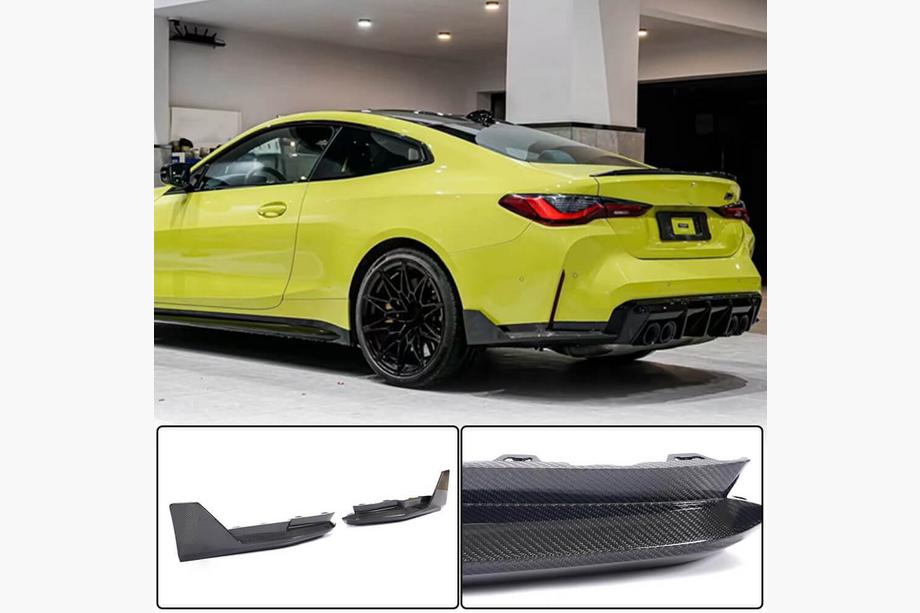 BMW 4 серия G22/23/26 2020- гг. Накладки на задний бампер Flap V2 (для G82/G83) Image