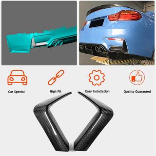Накладки на задний бампер Flap V1 (для F82/F83, Карбон) BMW 4 серия F32/F33/F36 2012-2020 гг. фото 2