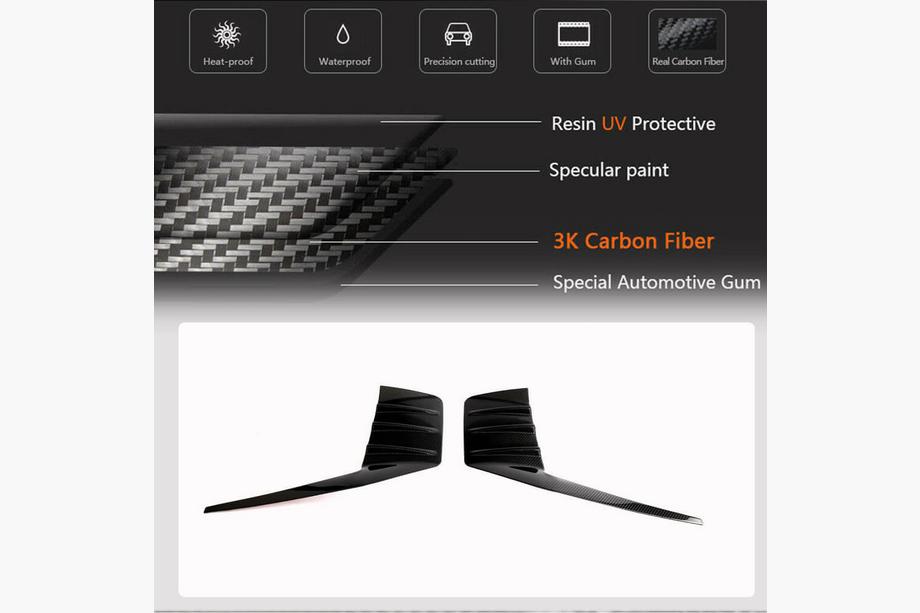 BMW 2 серия G42 2021- гг. Накладка на задний бампер Flap Carbon V5 (для G87) Фото 4