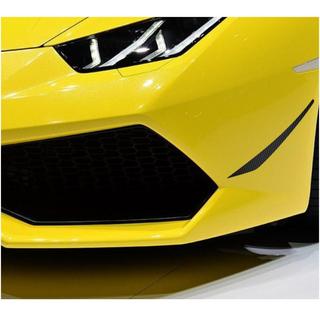 Накладка на передний бампер Flap V2 (Карбон) Lamborghini Huracan 2014- гг. фото 3