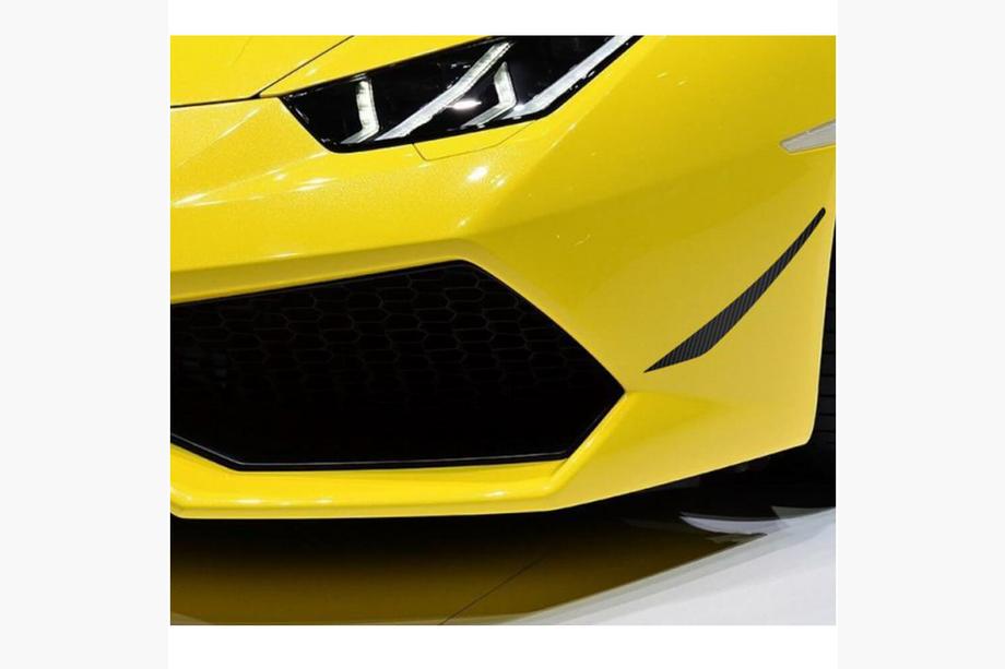 Lamborghini Huracan 2014- гг. Накладка на передний бампер Flap V2 (Карбон) Фото 3