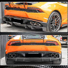 Lamborghini Huracan 2014- гг. Диффузор заднего бампера V1 (Карбон) фото 3