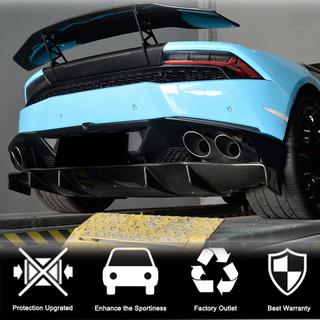 Диффузор заднего бампера V1 (Карбон) Lamborghini Huracan 2014- гг. фото 2