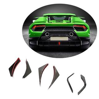 Диффузор заднего бампера V2 (Карбон) Lamborghini Huracan 2014- гг. фото 1