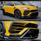 Lamborghini Urus 2018- гг. Накладки Flap на Передний Бампер (Dry Carbon) фото 5