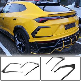 Накладки на задний бампер (Dry Carbon) Lamborghini Urus 2018- гг. фото 1