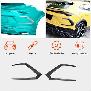 Накладки на задний бампер (Dry Carbon) Lamborghini Urus 2018- гг. фото 4