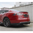 Tesla Model S 2012– гг. Задний диффузор V1 (2012-2016, Карбон) фото 4