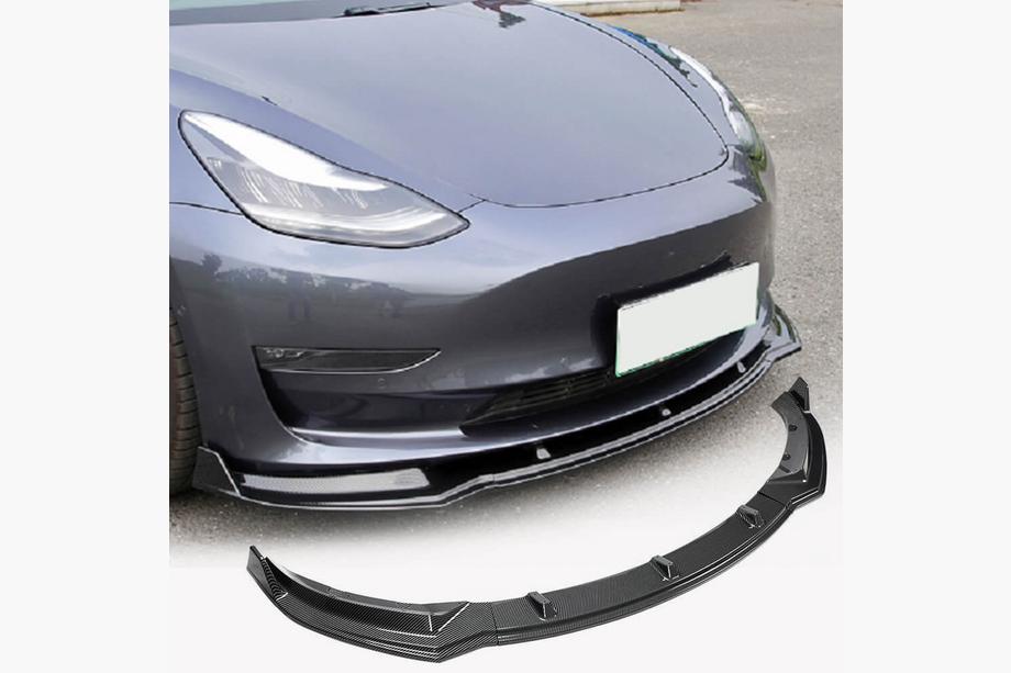 Tesla Model 3 2017- гг. Передний бампер Лип ABS V8 (2017-2019) Image