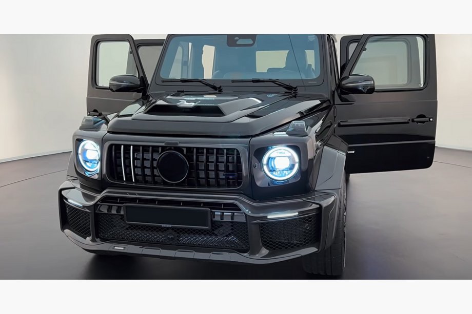 Mercedes G class W465 2025- гг. Рамка решетки радиатора Carbon V1 Image