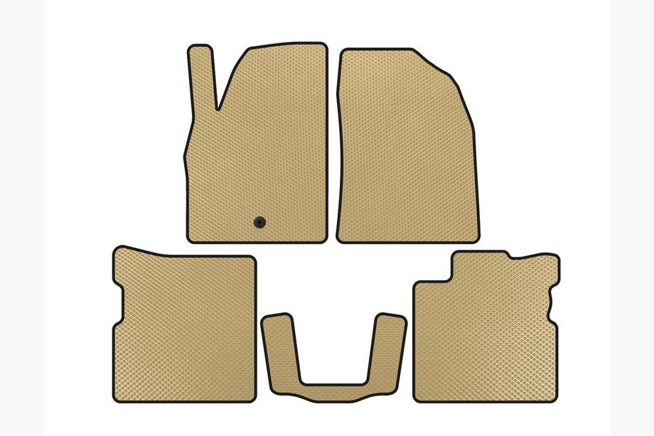 Chevrolet HHR 2005-2011 гг. Коврики EVA (Бежевые) Image