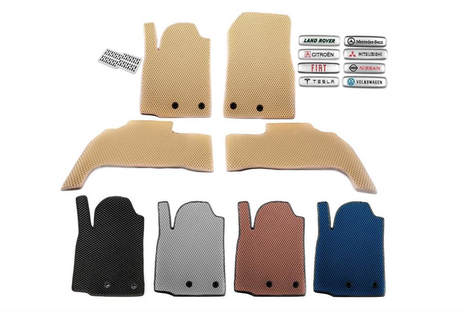 Mazda 2 2007-2014 гг. Коврики EVA (Бежевые) Image