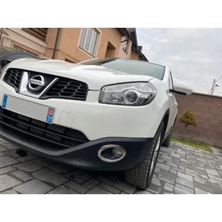Накладки на противотуманные фары только снаружи (2 шт, нержавейка) Nissan Qashqai 2010-2014 гг. фото 4